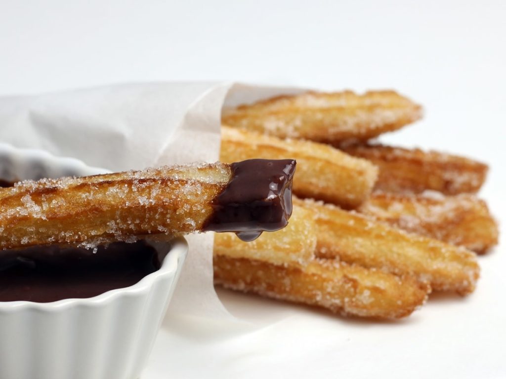 Churros cu ciocolata