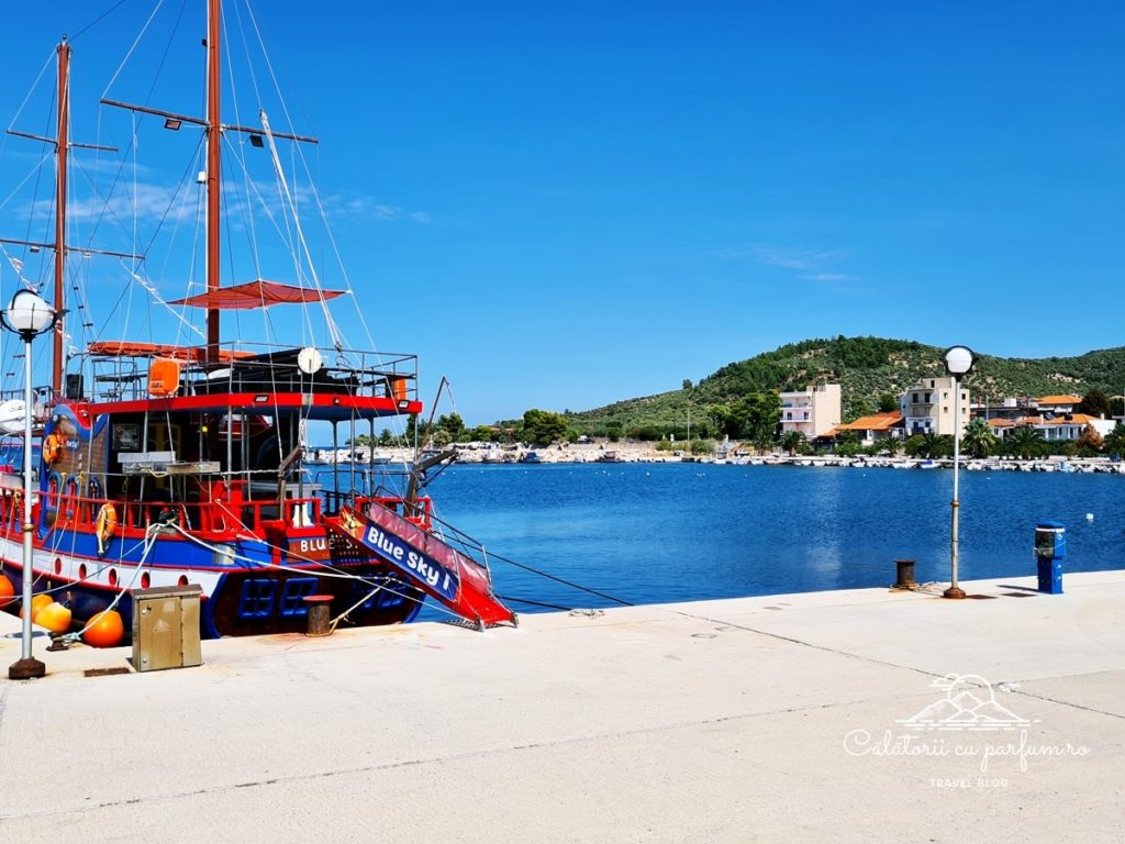 port barci feribot Thassos