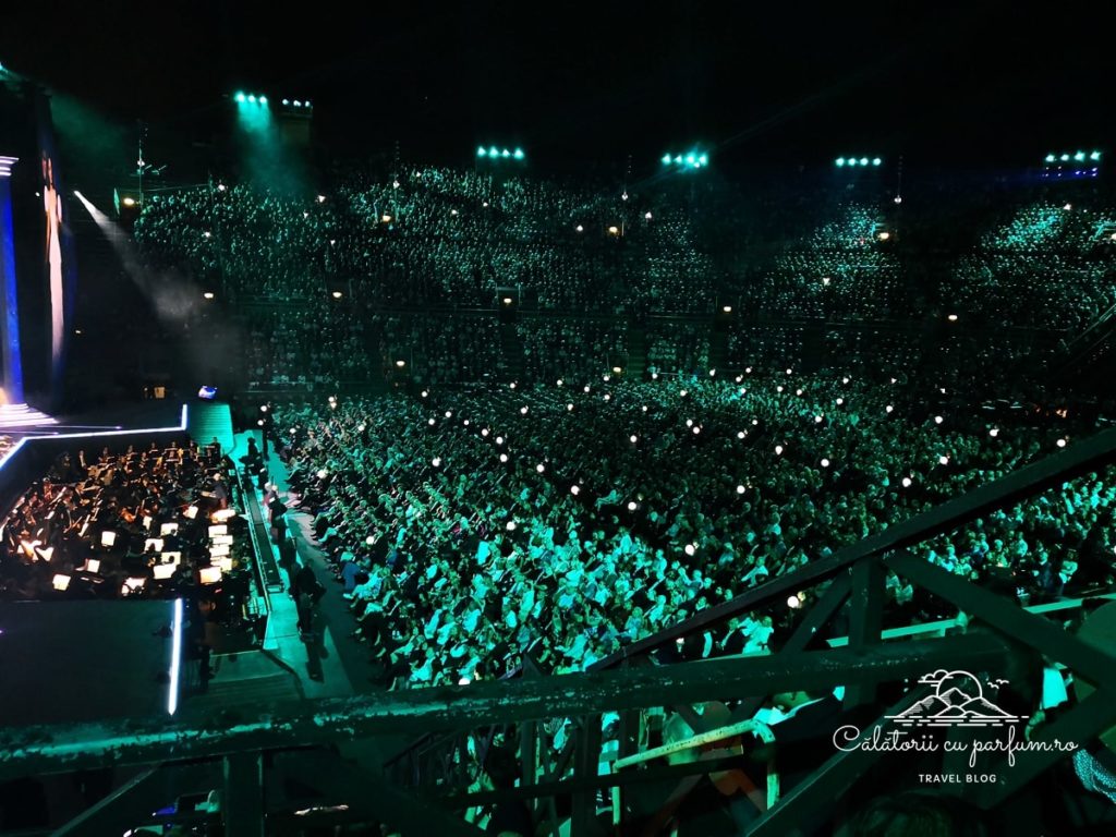 arii din opere spectacol Arena din Verona