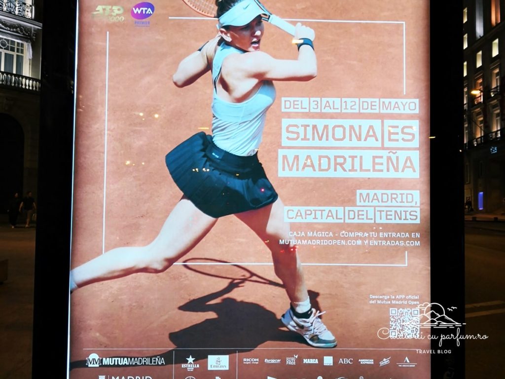 Simona Halep meci de tenis Madrid