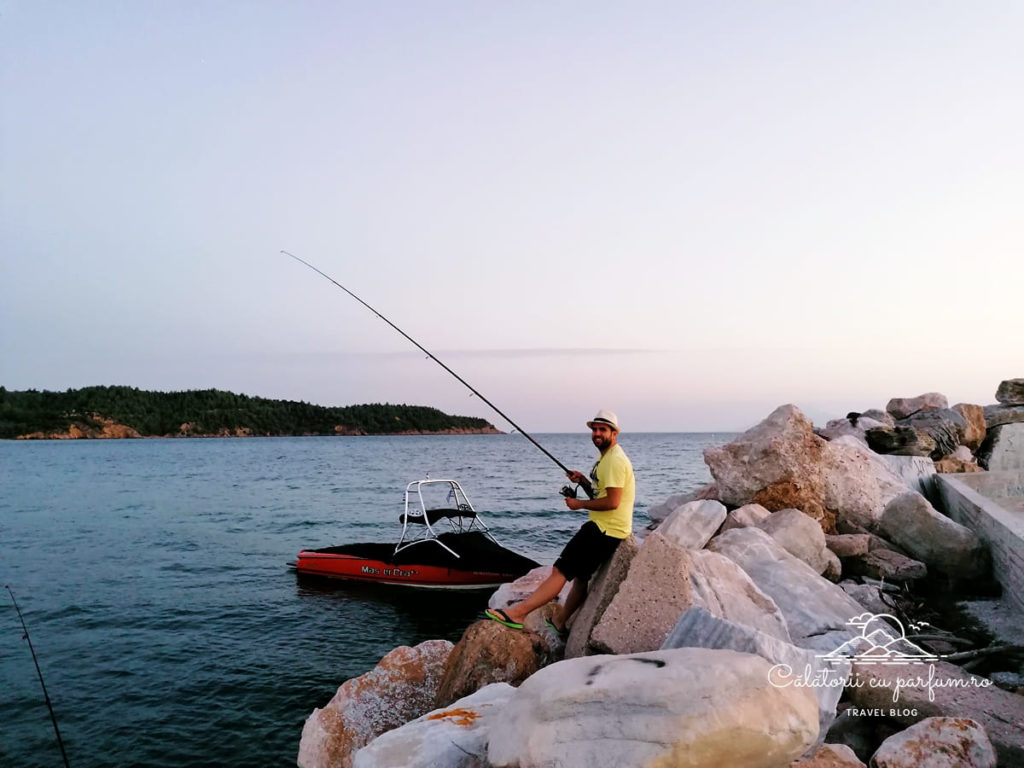 pescuit faleza Potos Thassos