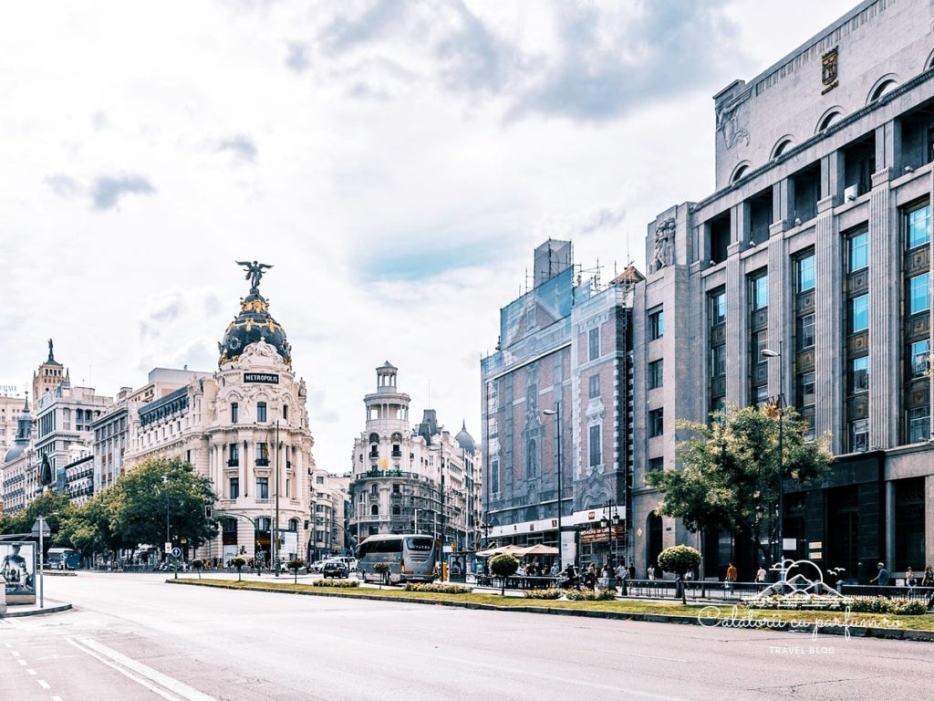 bulevardul Gran Via Madrid