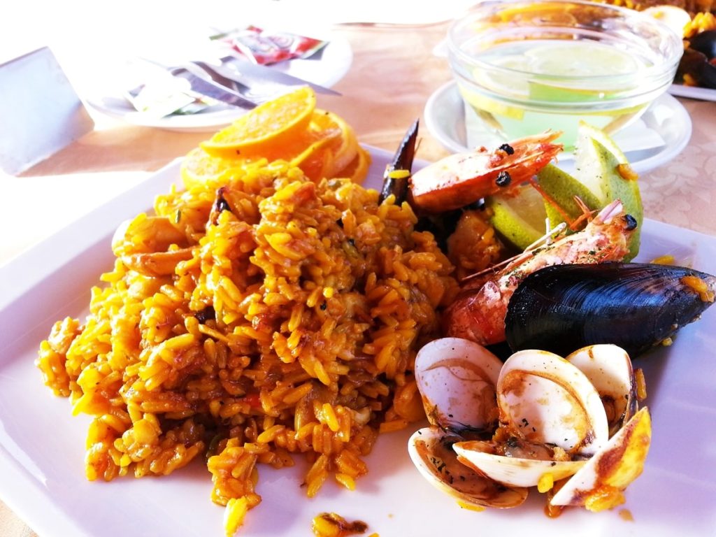 paella fructe de mare Cadiz